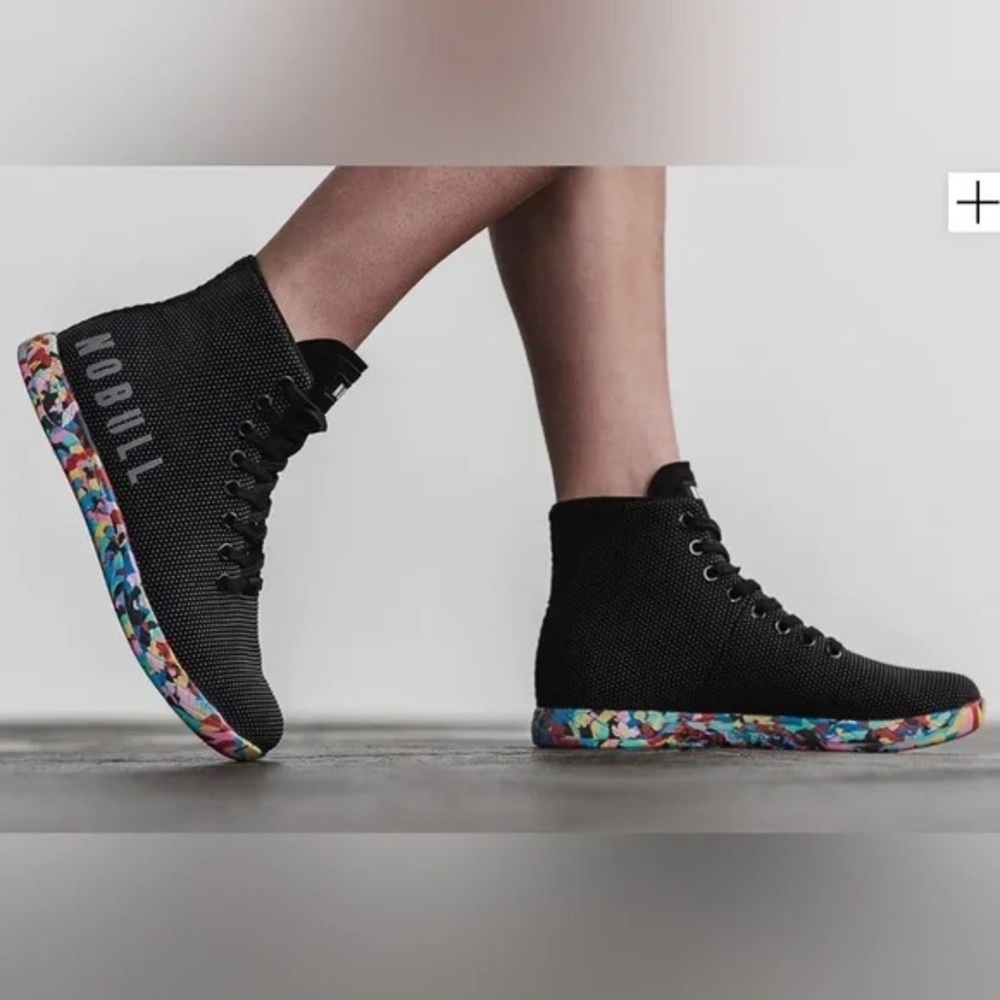 NOBULL High Top Black Daisy Trainers